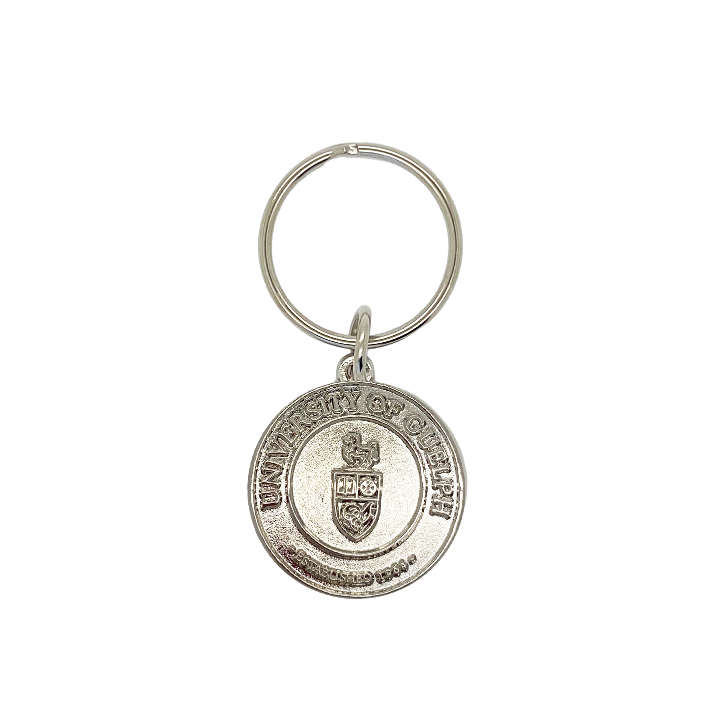 ENAMEL CREST KEYCHAIN