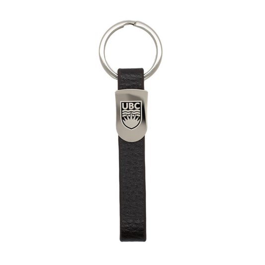 COLLEGIATE LEATHER KEYCHAIN