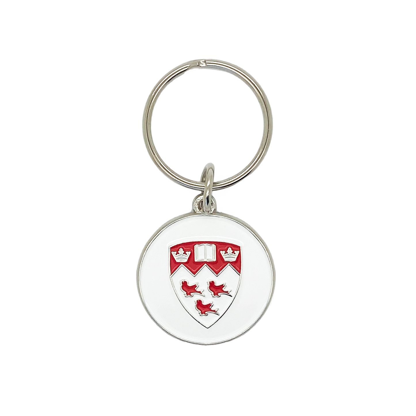 ENAMEL CREST KEYCHAIN