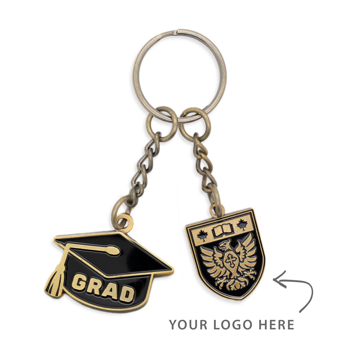 GRAD CREST KEYCHAIN