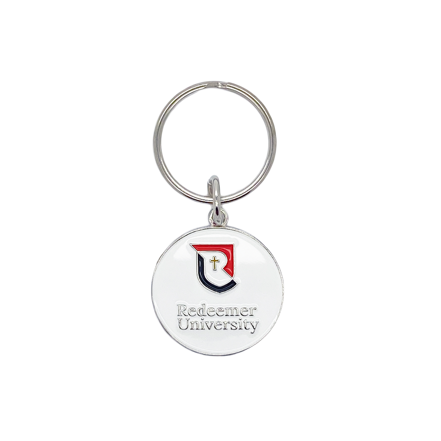 ENAMEL CREST KEYCHAIN