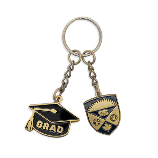 GRAD CREST KEYCHAIN